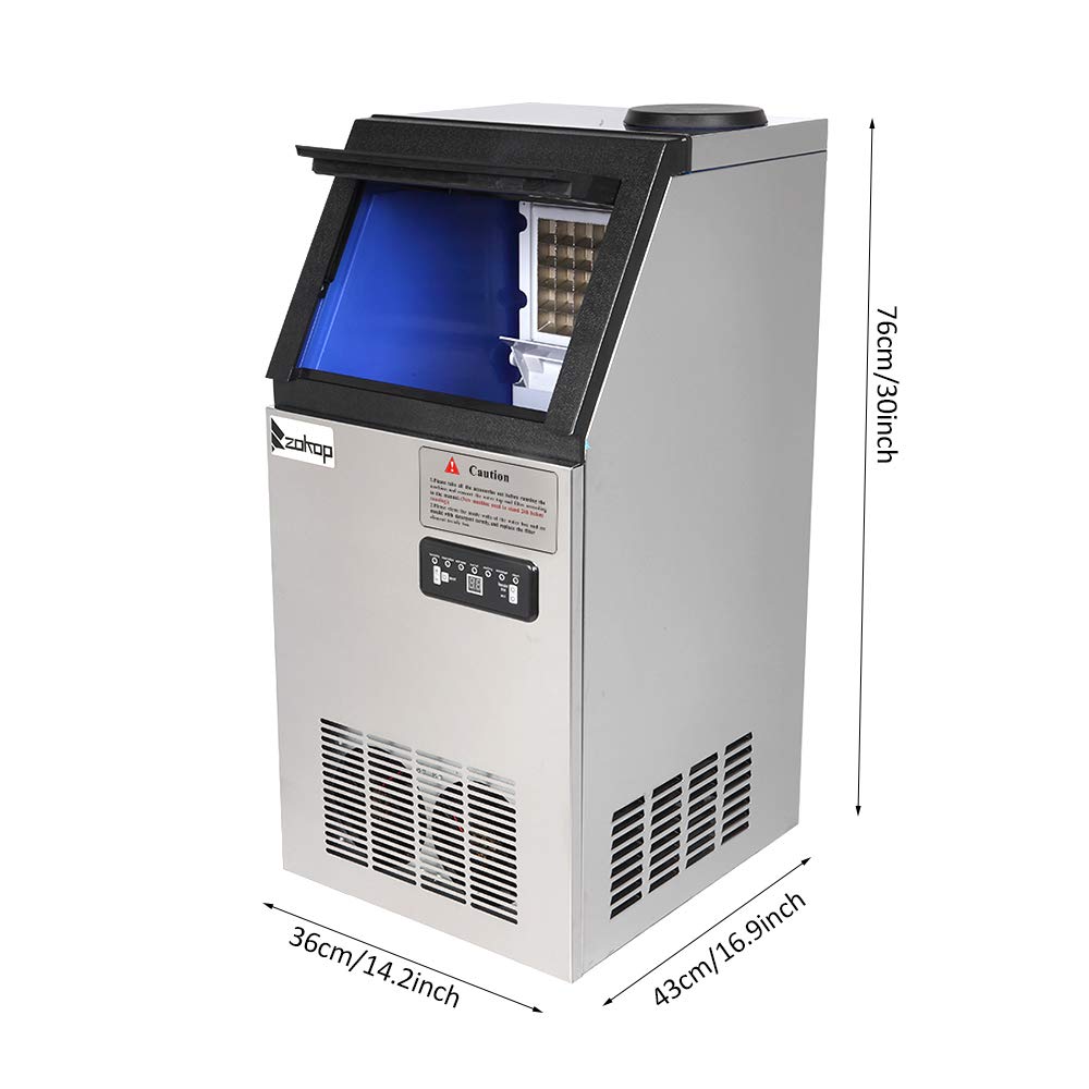 Steel Freestanding Ice Maker (110lb)